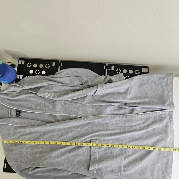 Lauren Ralph Lauren Gray Bath Lounge Robe | Women's Large | MISSING BELT - Picture 6 of 14